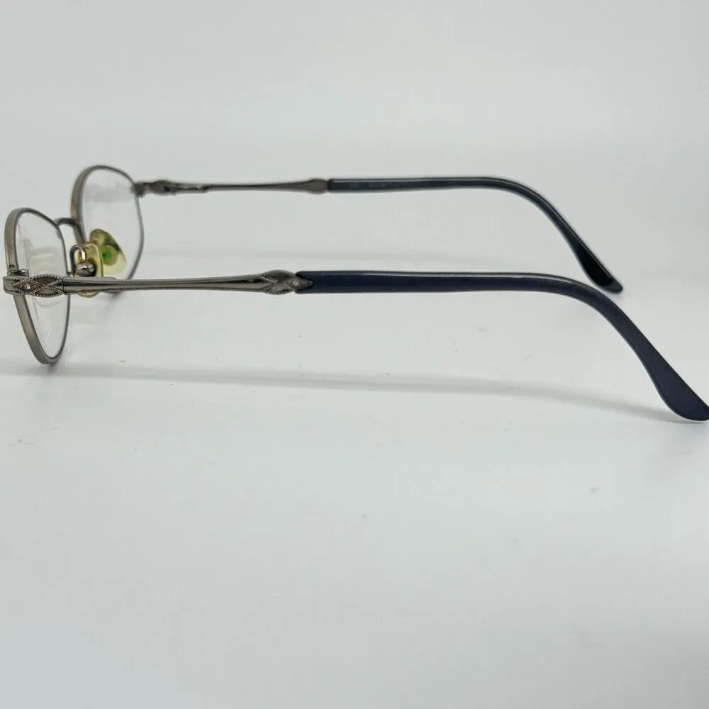 Marchon Eyeglasses Frames TRES JOLIE 112 Grey Rectangular‎ 51-17-140 H14568